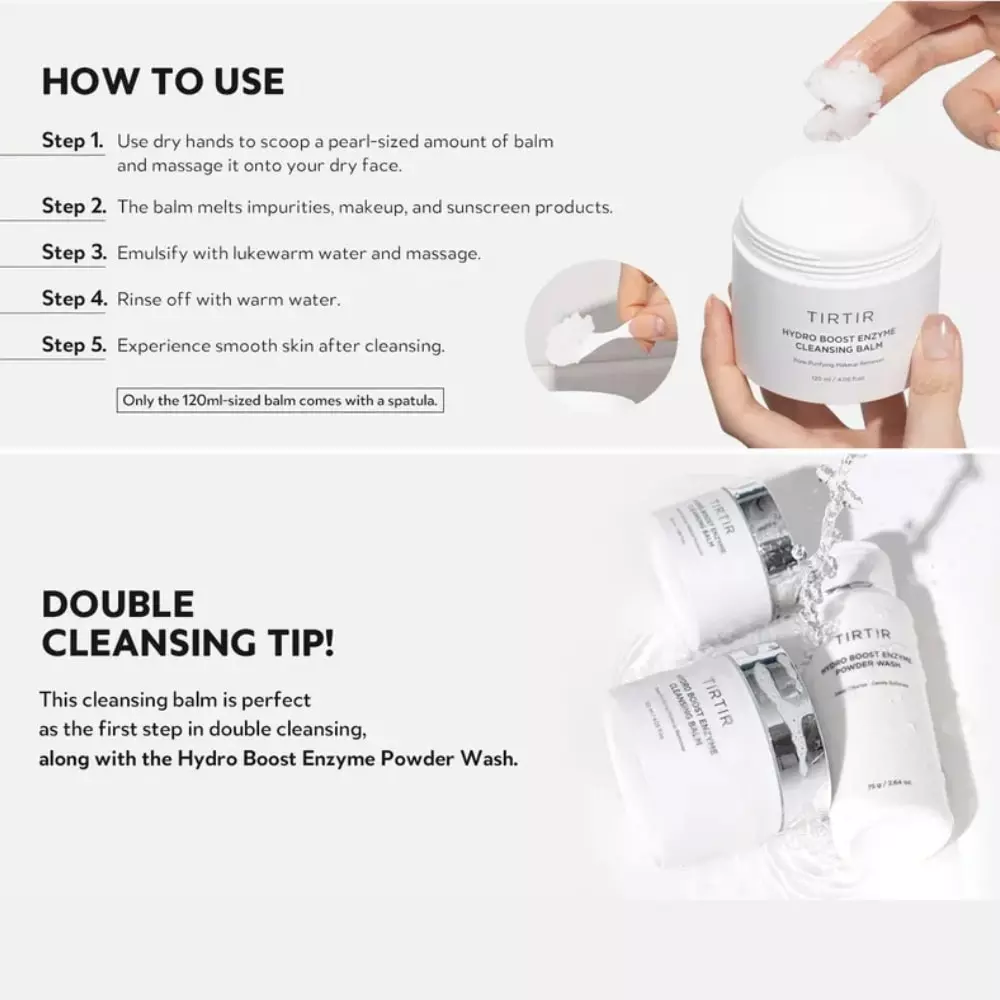 TIRTIR Hydro Boost Enzyme Cleansing Balm 120ml