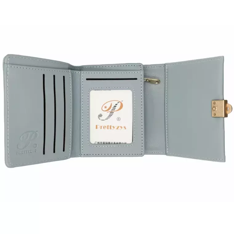 Prettyzys RFID Blocking Multicard Wallet - BLUE