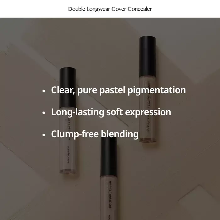 Peripera Double Longwear Cover Concealer - 01 Pure Ivory