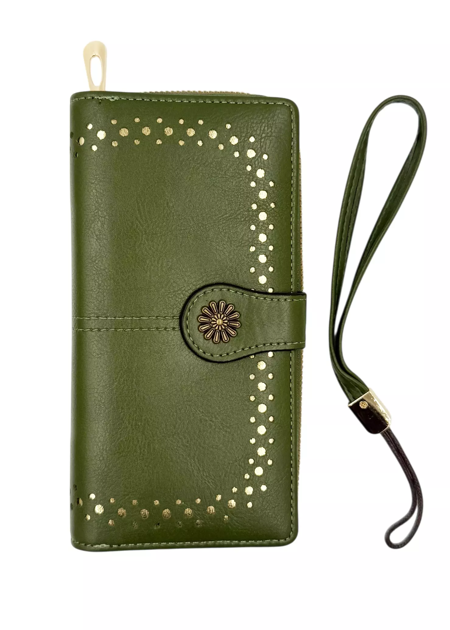 Wink Travelambo Womens Wallet Large Capacity - Green Color