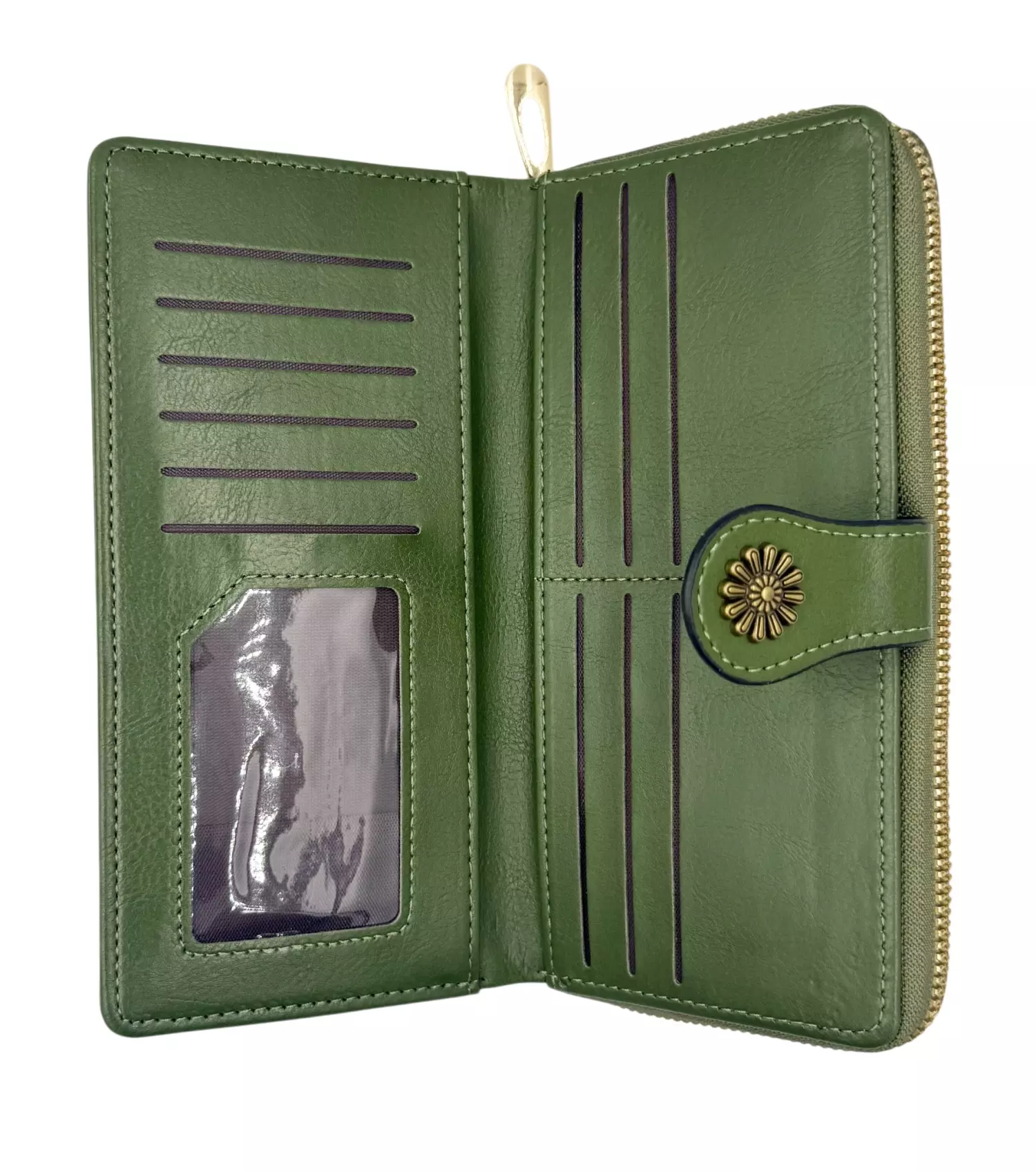 Wink Travelambo Womens Wallet Large Capacity - Green Color