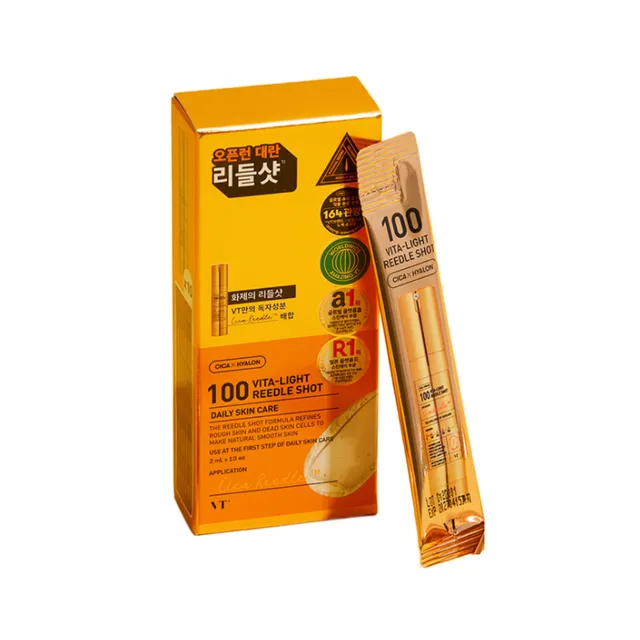 Vt Cosmetics Vita-Light Reedle Shot 100 Stick Pouch