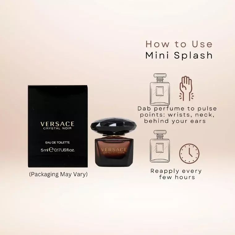Versace Crystal Noir Eau De Toilette Mini (5ml)