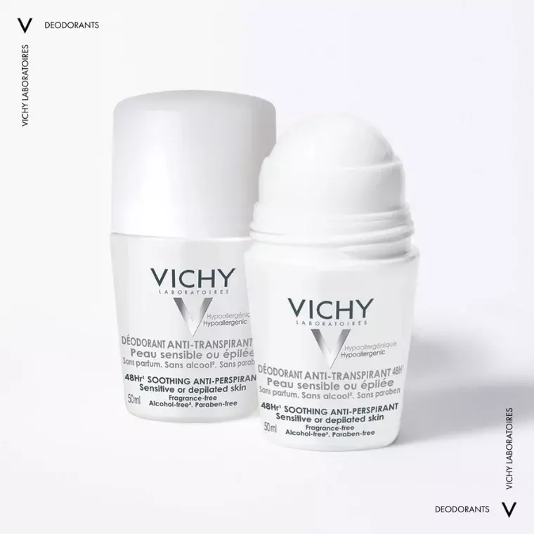 Vichy 48 Hours Anti Perspirant Deodorant for Sensitive Skin (50ml)