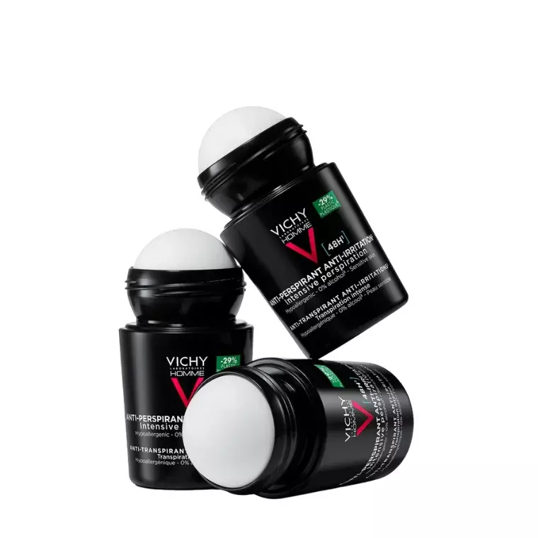 Vichy Homme 48h Deodorant Roll-On For Sensitive Skin (50ml)