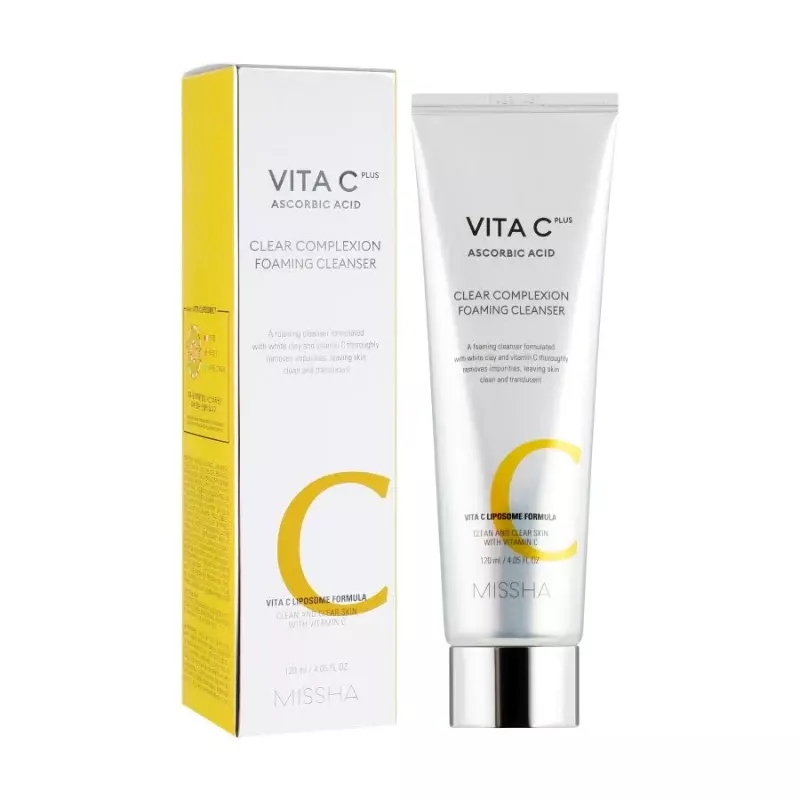 Missha Vita C Plus Clear Complexion Foaming Cleanser (120ml)