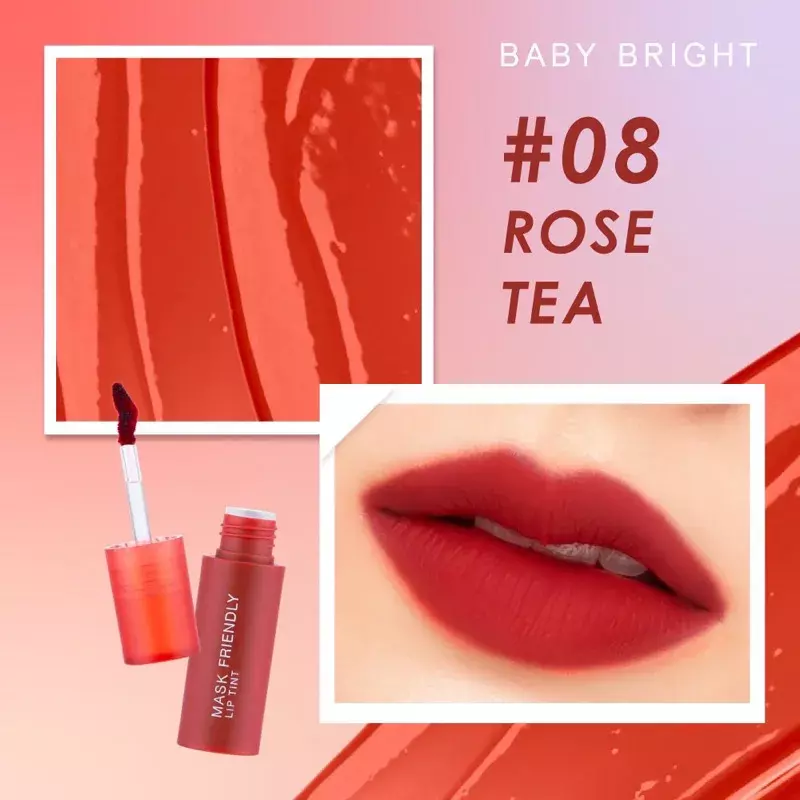 Baby Bright Mask Friendly Lip Tint - #08 ROSE TEA (2.5g)