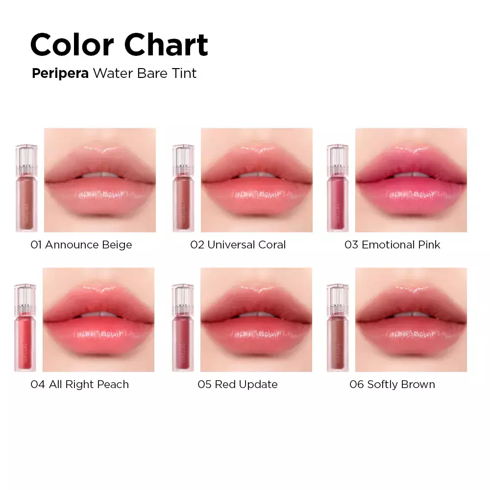 Peripera Water Bare Tint #06 SOFTLY BROWN
