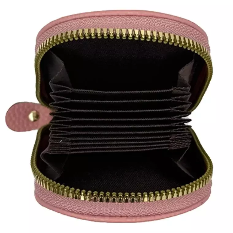 Blink Wallet Card Holder, Cute Duck Small Minimalist Leather Credit for Women - Pink