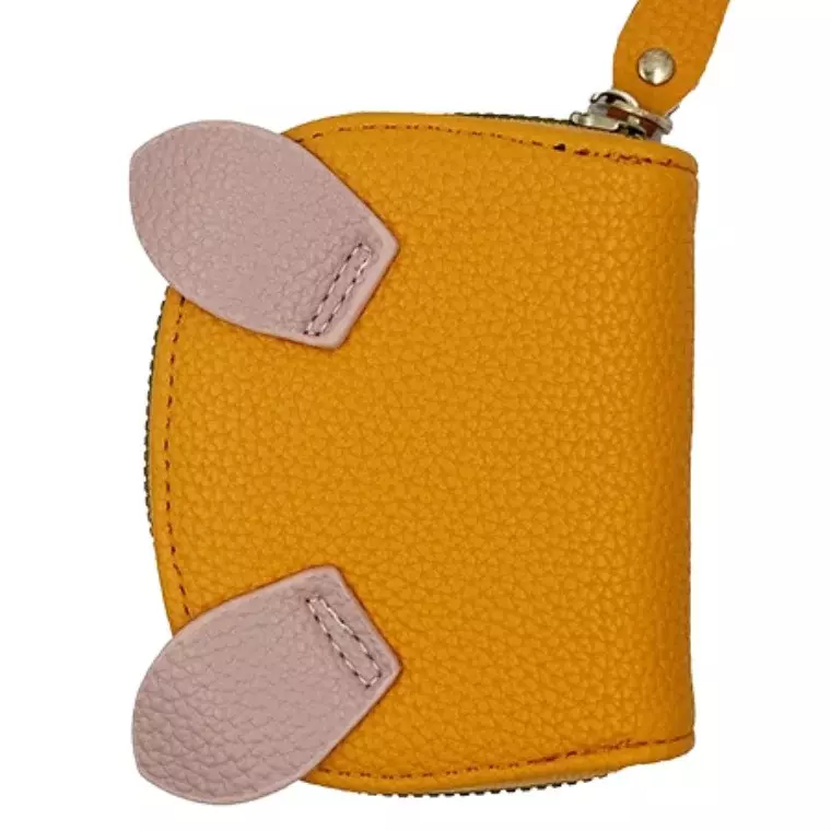 Blink Card Holder Coin Purse Piggy Shape Wallet - Orange