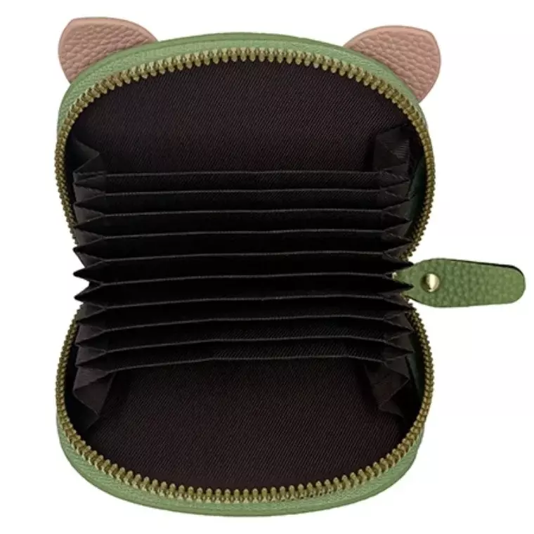 Blink Card Holder Coin Purse Piggy Shape Wallet - Fruitgreen