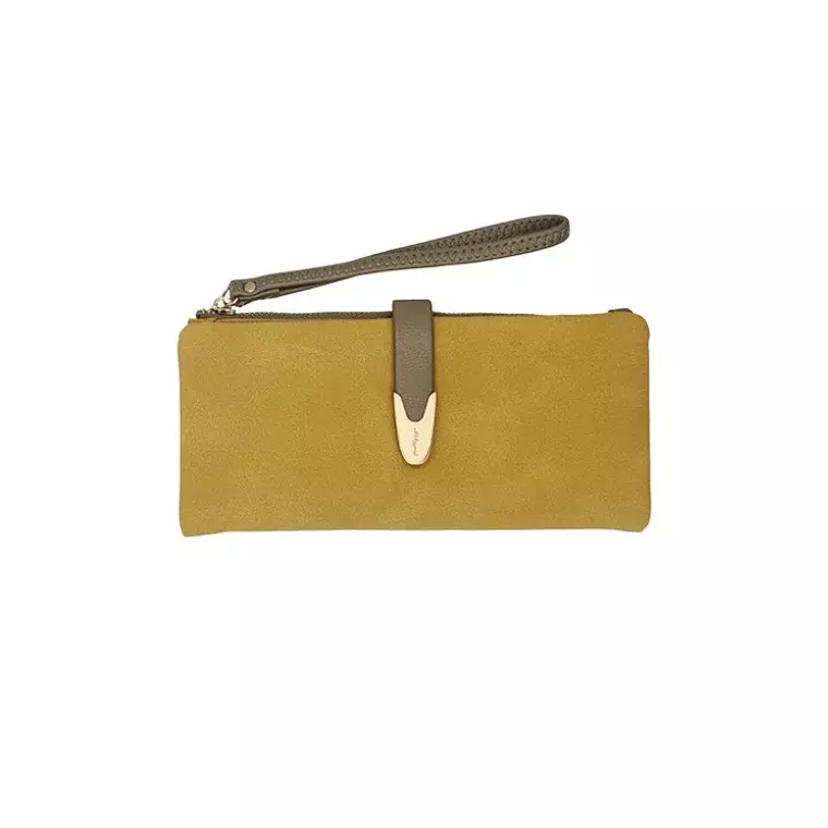 Prettyzys PT19-1306 Elegant Women's wallet - YELLOW