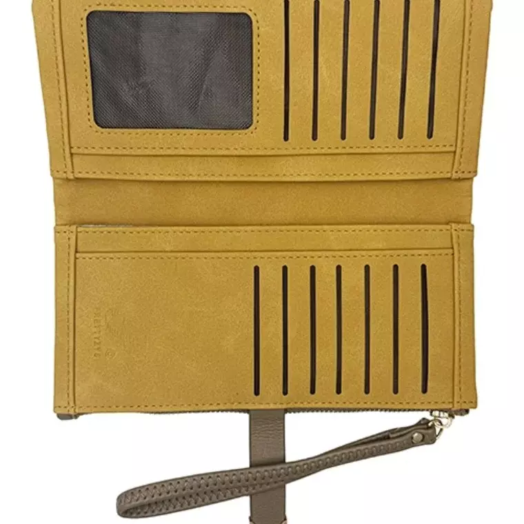 Prettyzys PT19-1306 Elegant Women's wallet - YELLOW