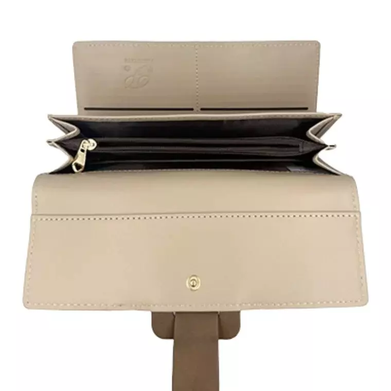 Prettyzys Minimalist Classic Noble Trifold Wallet