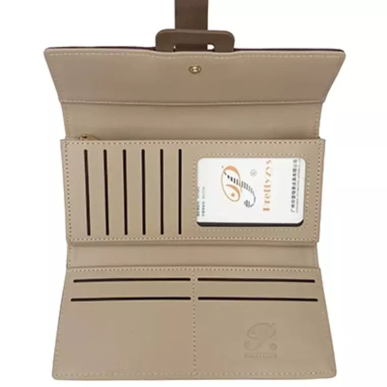 Prettyzys Minimalist Classic Noble Trifold Wallet