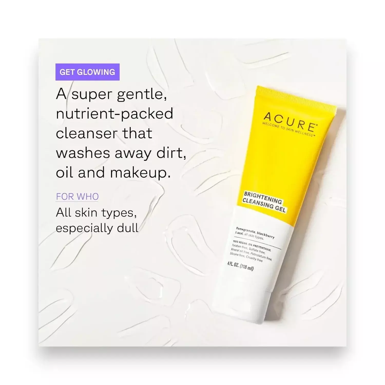 Acure Brightening Cleansing Gel