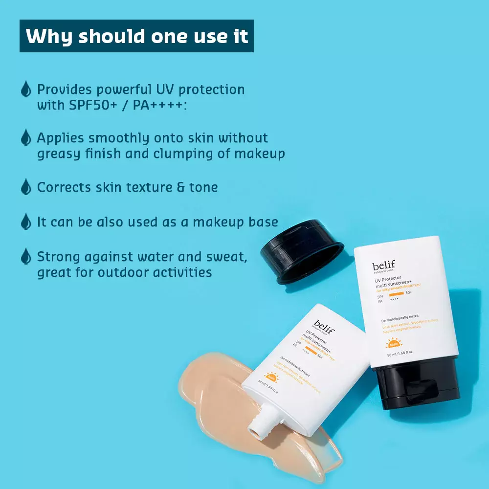 Belif UV Protector Multi Sunscreen SPF50 + PA + + + + (50ml)