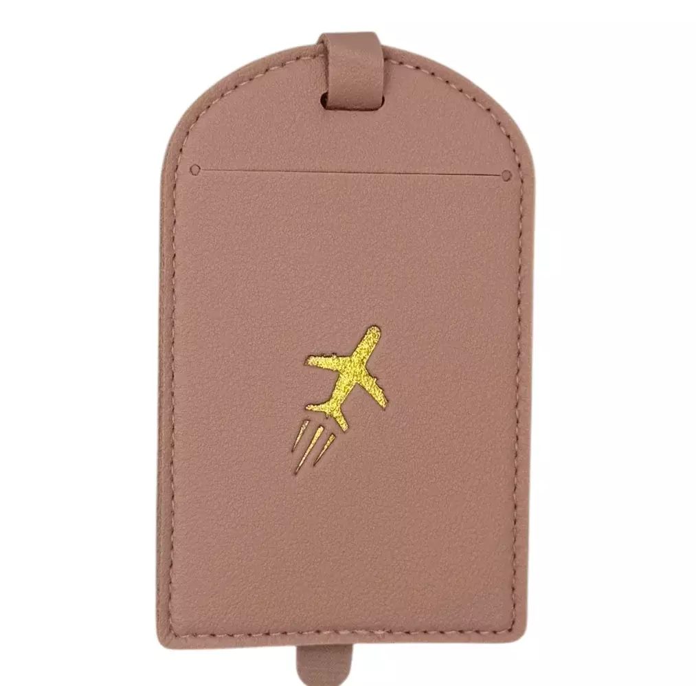 Wink Travel Essentials Luggage Tag for Suitcase Tags# Pink