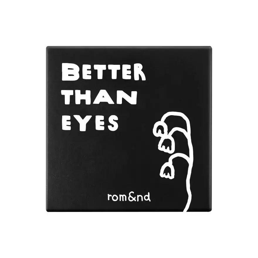 Rom&nd Inapsquare Collection Better Than Eyes B01 Buckwheat Flower In Black