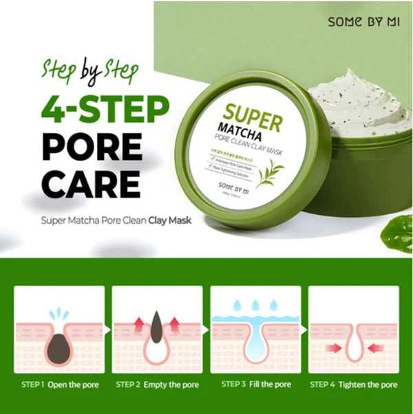 Some By Mi Super Matcha Pore Clean Clay Mask