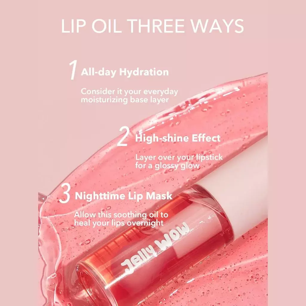 Sheglam Jelly Wow Hydrating Lip Oil – Berry Involved (5ml)