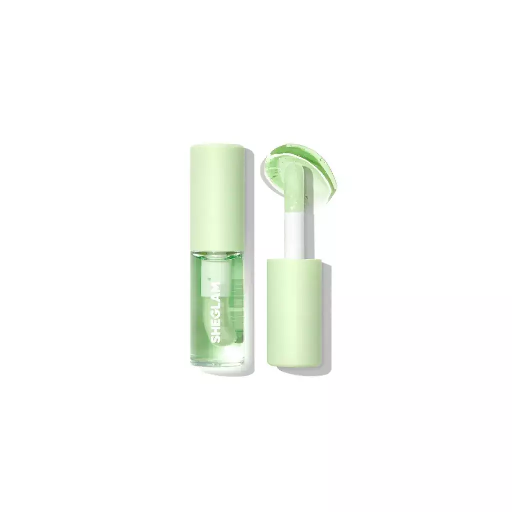 Sheglam Jelly Wow Hydrating Lip Oil – Green Apple Envy (5ml)