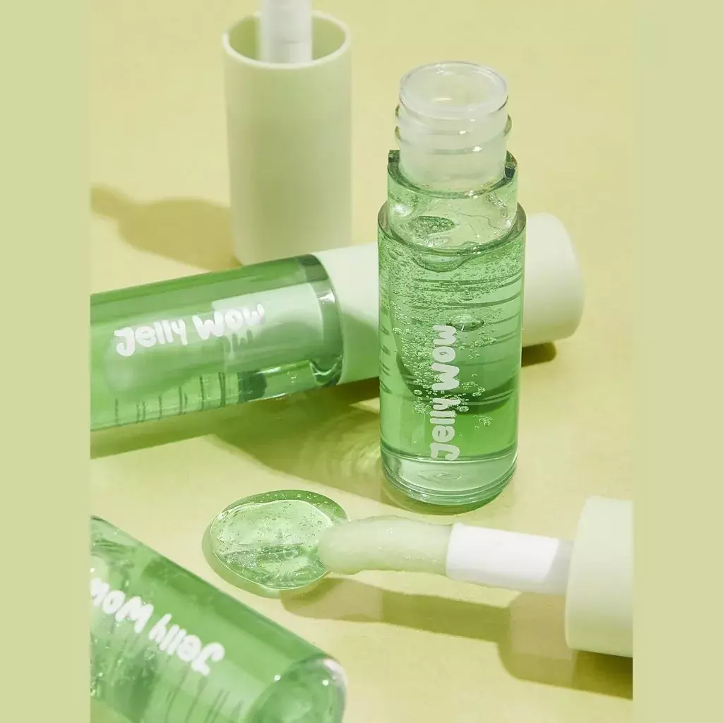 Sheglam Jelly Wow Hydrating Lip Oil – Green Apple Envy (5ml)