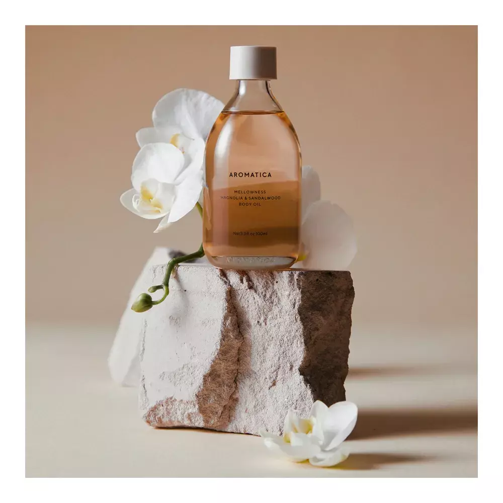 Aromatica Mellowness Body Oil in Magnolia & Sandalwood (100ml)